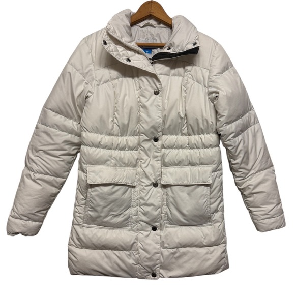 Columbia Jackets & Blazers - Columbia Women's Down Insulated Puffer Jacket white Full Zip Pockets Size small